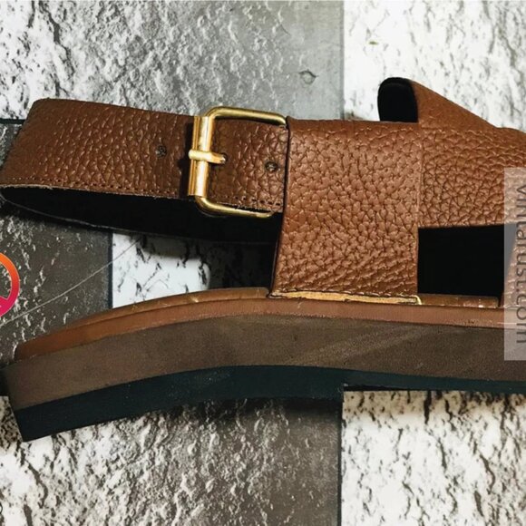 Best Quality Handmade Shoes, Dark Brown Dotted Leather Sandals, Traditional - Picture 6 of 11